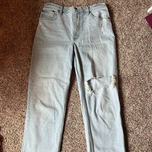 Abercrombie Ultra High Rise 90s Straigt Jeans